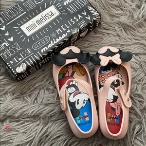 New mini melissa Minnie and Mickey blush size 10